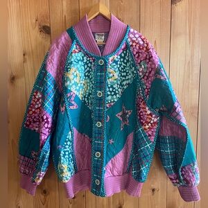 VTG 80’s 90s Jeanne Marc Quilted Jacket Medium